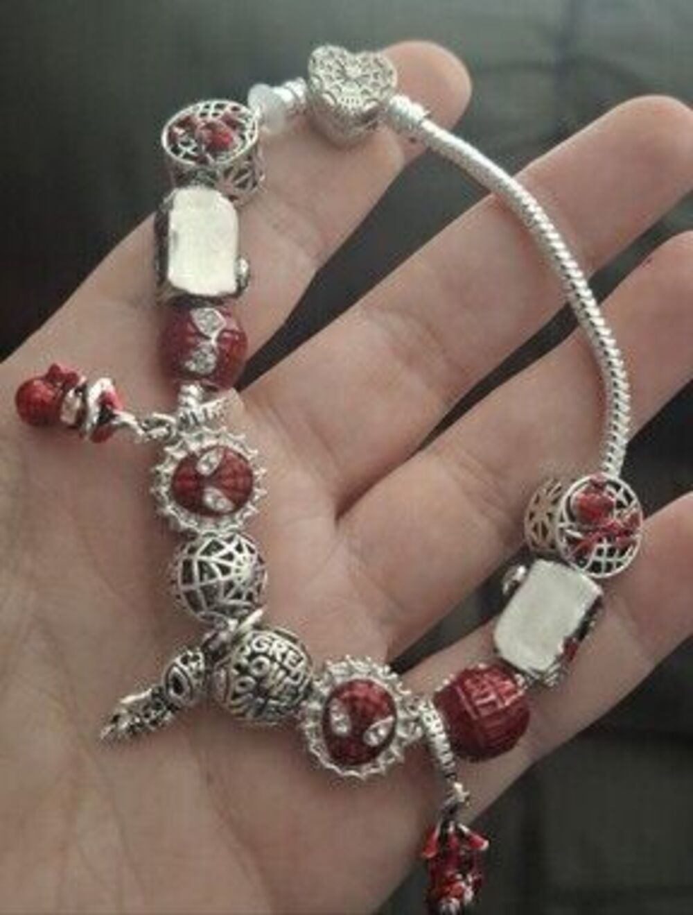 Spiderman Charm Bracelet